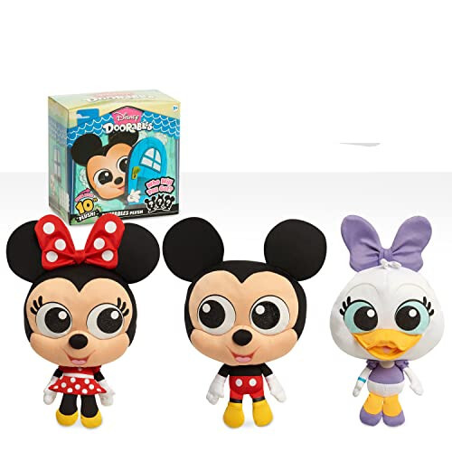 Disney Doorables Puffables Peluş, Disney Mickey Mouse ve Arkadaşları, 10 İnç Yumuşak Peluş Parıldayan Gözlerle, Stiller Değişebilir, Resmen Lisanslı 3 Yaş ve Üzeri Çocuk Oyuncakları Just Play Tarafından - 1