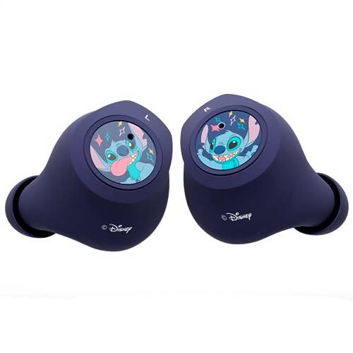 Disney Lilo and Stitch Bluetooth Earbuds w/Charging Case- Wireless Headphones w/Built-in Mic+ Up to 30 Hrs Playtime- Lilo and Stitch Gifts for Girls,Boys,Women,Men,All Fans of Lilo and Stitch Stuff - 2