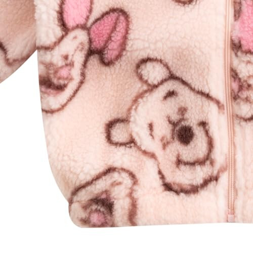 Disney Minnie Mouse Winnie the Pooh Girls Sherpa Coat Jacket for Infant, Toddler, and Big Kids - 5