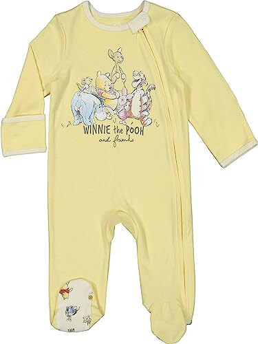 Disney Winnie The Pooh, Lion King, Pixar Monsters Inc. Baby Sleep N' Play Coverall Bib Blanket and Burp Cloth 4 Piece Set - 31