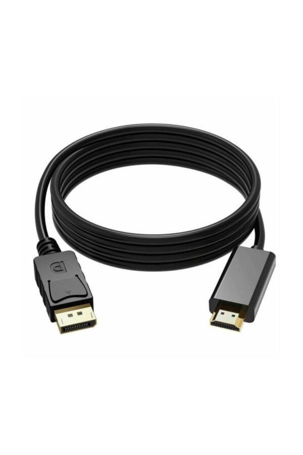 Displayport To Hdmi Kablo Display Port Dp Hdmı Çevirici Dönüştürücü 1.8m Metre - 1