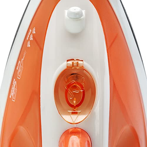 Dominion Steam Iron for Clothes With Non-Stick Soleplate, Lightweight 1200W Clothes Iron With Adjustable Thermostat Control, Self Clean, Pivoting Cord, and Steam/Dry/Spray Functions, Coral - 6