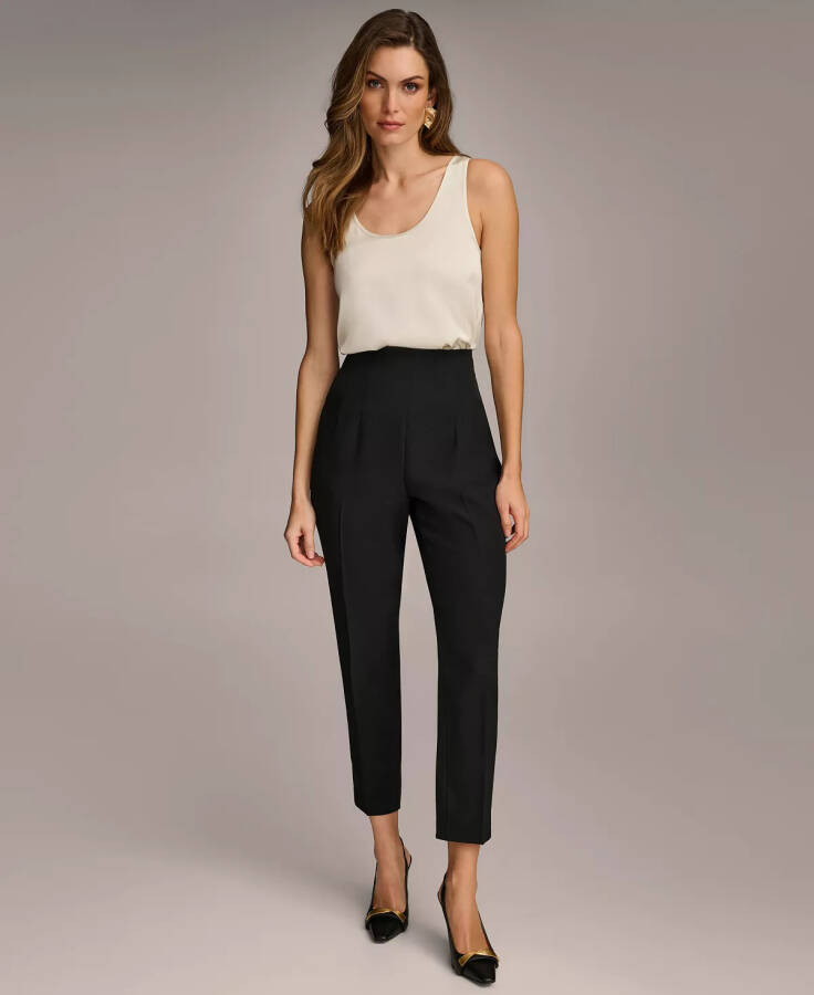 Donna Karan Women's Slim-Fit Ankle Pants Black - 4