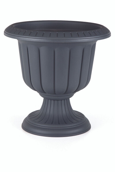 Doorside Planter 9,8 Liters - Decorative Planter - Large Black Planter - 1