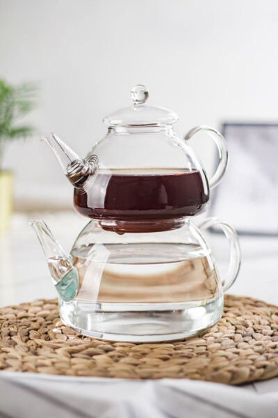 Dore Heat-Resistant Borosilicate Glass Teapot 750 / 1300 ML - 1