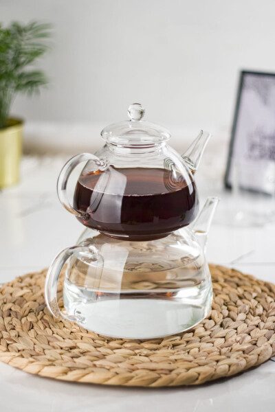 Dore Heat-Resistant Borosilicate Glass Teapot 750 / 1300 ML - 2