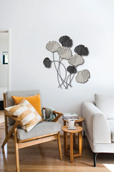 Doreart Black&white Clover Metal Wall Art, Home Office Wall Panel Ch113-2 - 1