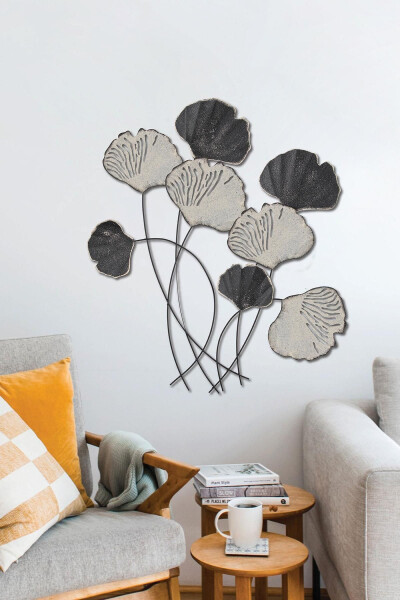 Doreart Black&white Clover Metal Wall Art, Home Office Wall Panel Ch113-2 - 2