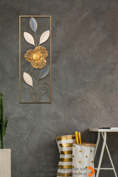 Doreart Orchid Metal Wall Art, Home Office Wall Panel - 1