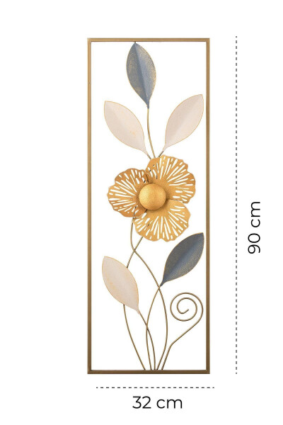 Doreart Orchid Metal Wall Art, Home Office Wall Panel - 3