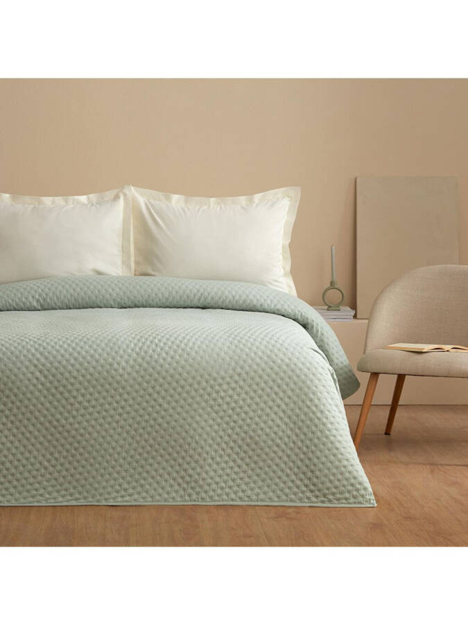 Double Bedspread Sage 200x220 - 13