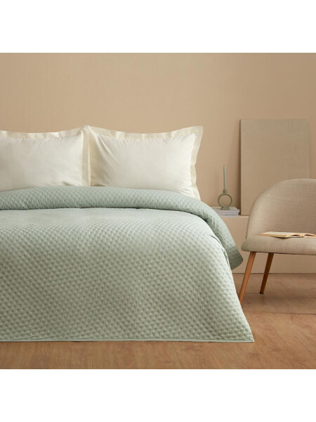 Double Bedspread Sage 200x220 - 1