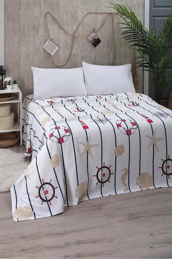 Double Bedspread with Elastic Sheet - 1