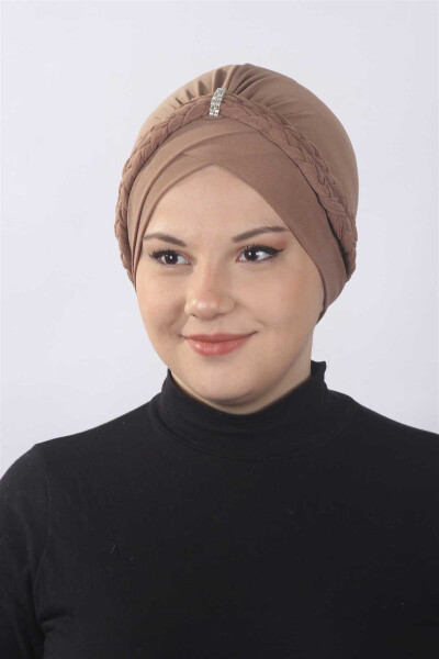 Double Braided Bonnet Caramel - 2