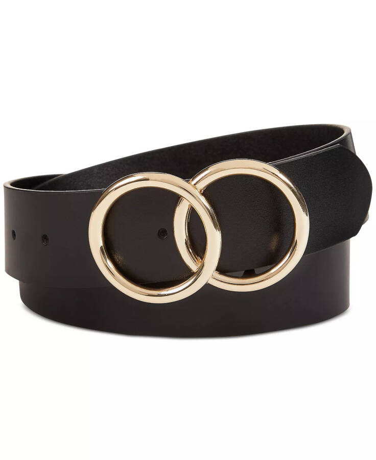 Double Circle Belt, Created for Modazone Black/Gold - 1