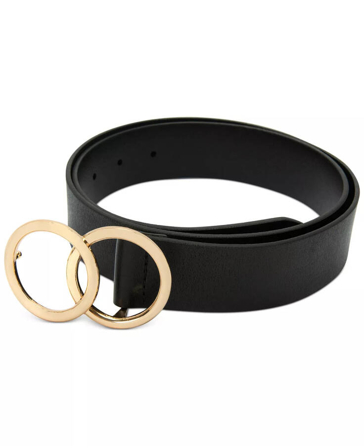 Double Circle Belt, Created for Modazone Black/Gold - 2