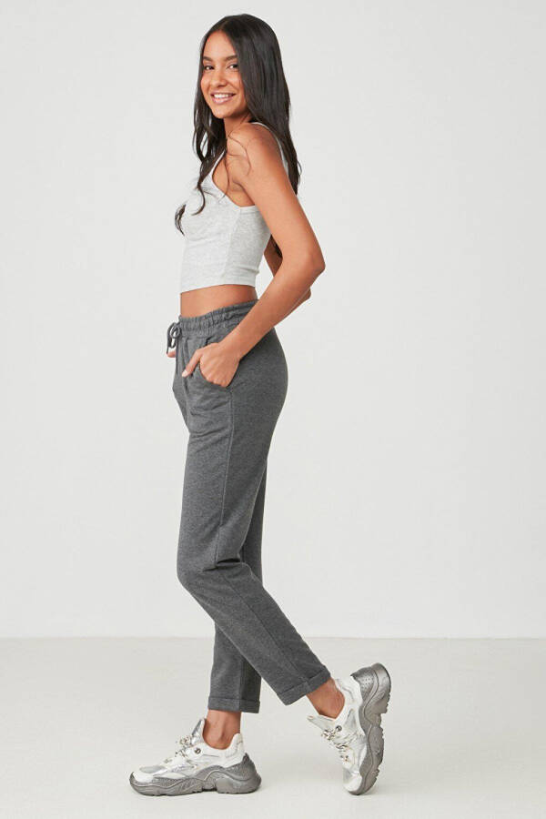 Double Leg Sweatpants 738 Anthracite - 3