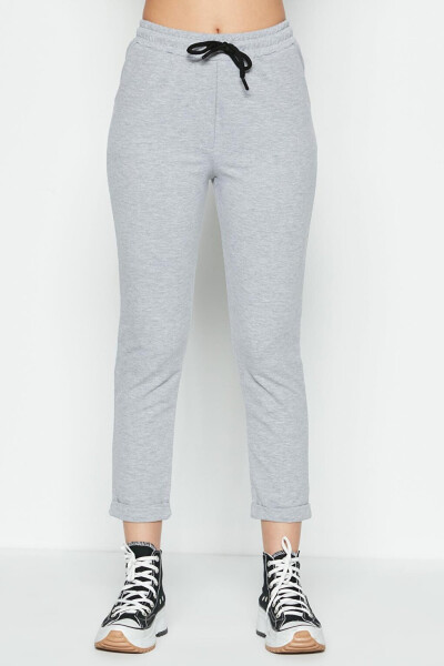 Double Leg Sweatpants 738 Grey - 4