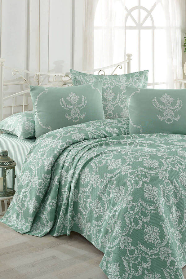 Double Printed Duvet Set Pure Aquamarine - 2