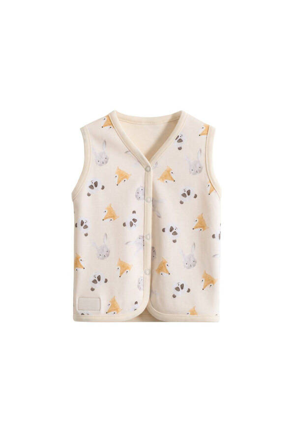 Double-sided baby vest, organic cotton. - 1