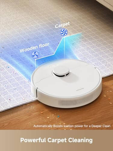 dreame D10 Plus Gen 2 Robot Vacuum and Mop with Self-Emptying Base for 90 Days of Cleaning, 6000 Pa Suction and LiDAR Navigation, Obstacle Avoidance, Wi-Fi Connected - 6