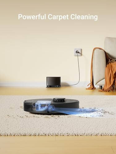 dreame D9 Max Gen 2 Robot Vacuum and Mop Combo, LDS Navigation, 6000Pa Strong Suction Power, 240mins Runtime, 2-in-1 Sweep and Mop, WiFi, APP, Voice Control - 5