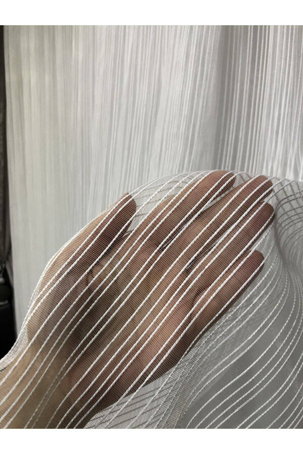 Dreamper Striped Tulle Curtain 1/3 (TIGHT) Pleat 3 - 16