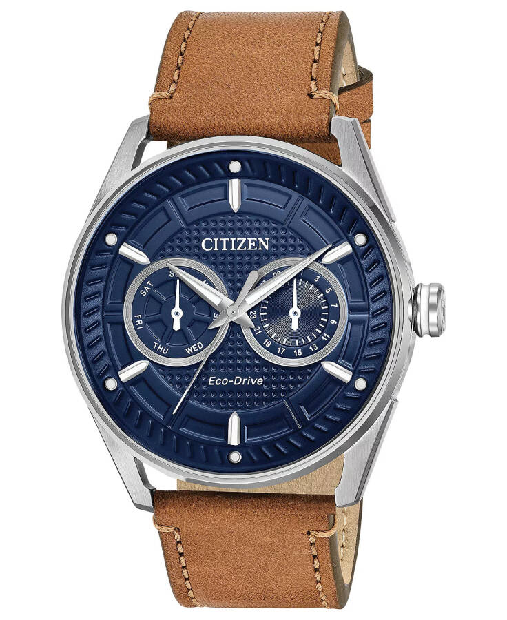 Drive from Citizen Eco-Drive Men's Brown Leather Strap Watch 42mm Brown - 1