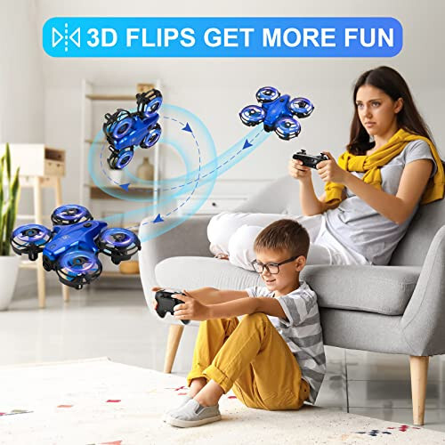 Drones for Kids, ACIXX RC Mini Drone for Kids and Beginners, RC Quadcopter Indoor with Headless Mode, Small Helicopter with 3D Flip, Auto Hovering, Great Birthday Christmas Gift for Boys and Girls - 5