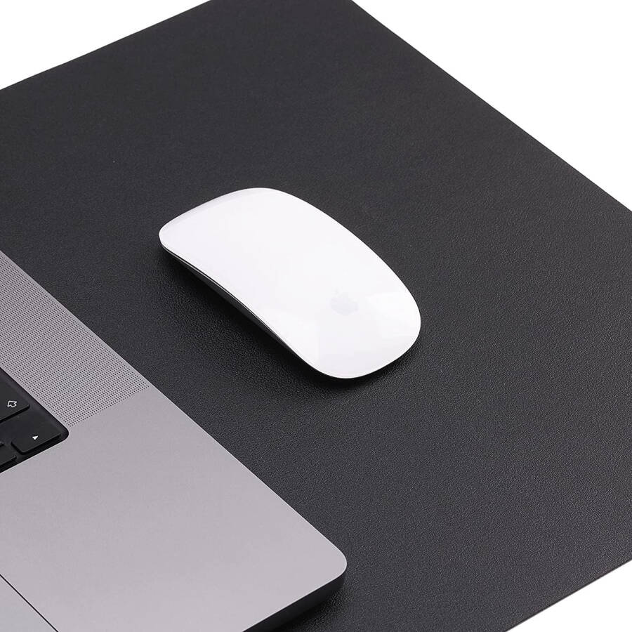 Dual-Sided, Leather Desk Pad, Desk Mouse Pad, 23.6