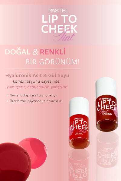 Dudak ve Yanak Rengi Lolita Ruj ve Allık - 6