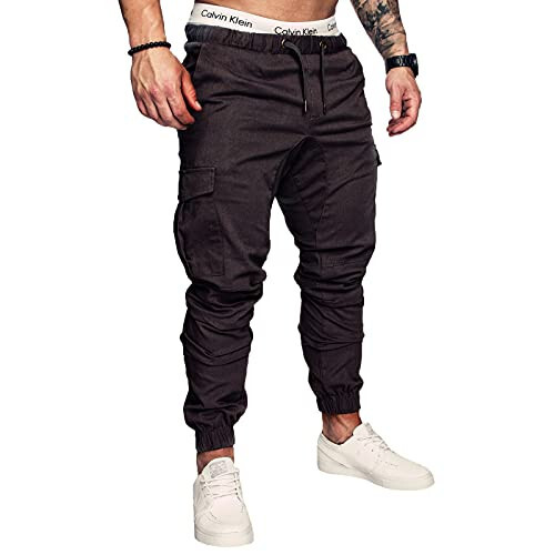 Dudubaby Mens Lounge Pants Sports Casual Jogging Trousers Lightweight Hiking Work Pants Outdoor Pant - 1