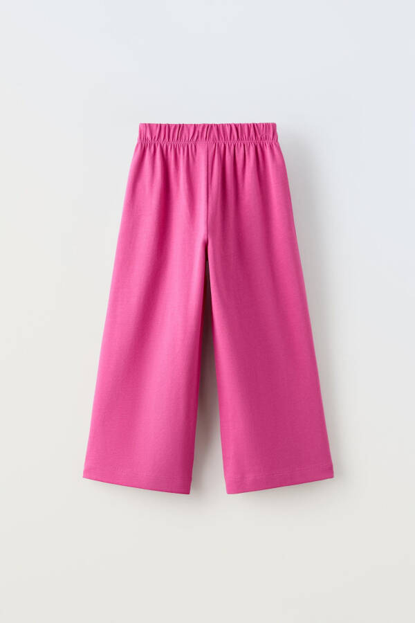 DÜZ RENK WIDE LEG PANTOLON Pembe - 8