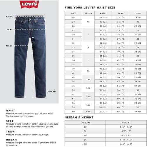 Джинсы Levi's мужские 501 Slim Fit - 4