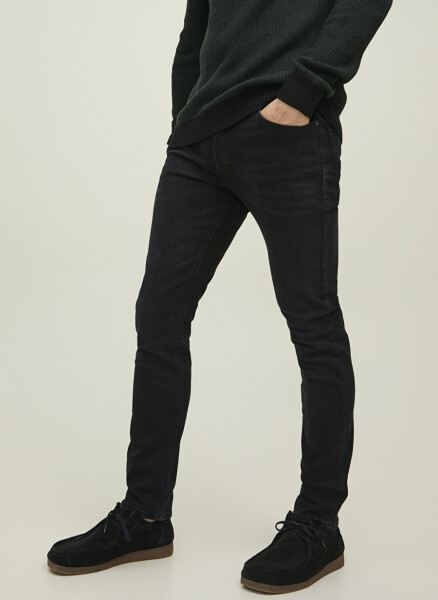 Джинсы мужские Jack & Jones 12202099_JJITIM JJORIGINAL CJ 789 N Черные, прямой крой, slim fit, стандартная посадка - 5