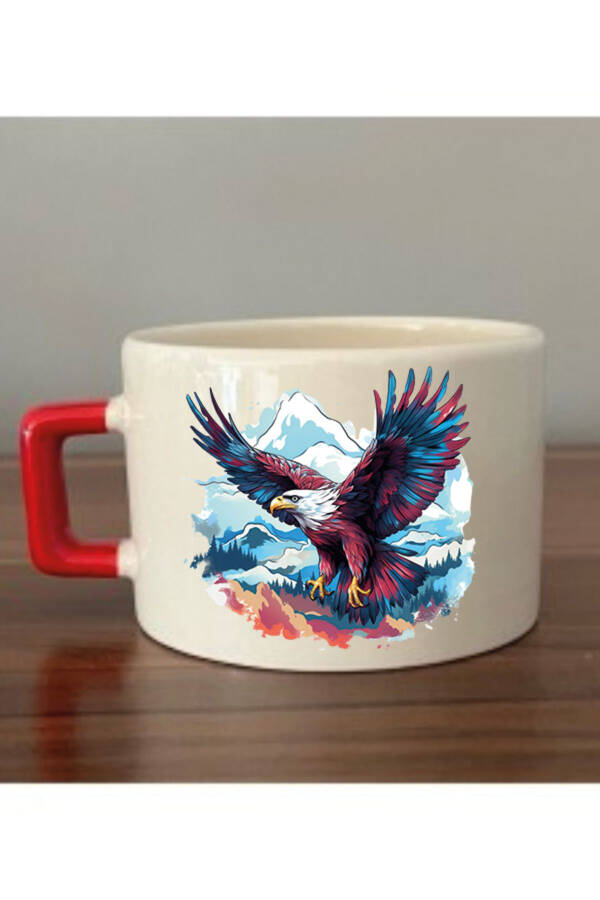 Eagle Printed Mug Cup Gift Products - Ceramic Tea, Coffee Gift Mug - 1