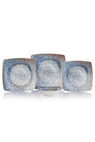 Earth 24 Piece Dinner Set Blue - 2