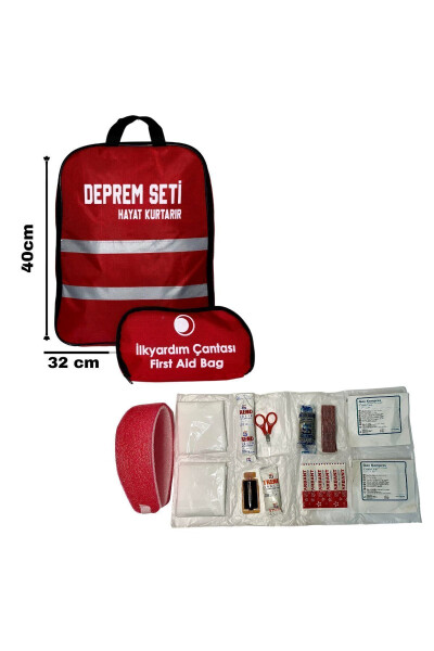 Earthquake Bag and First Aid Kit - 2