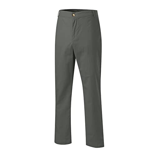 ECKHARDT Erkek Streç Pantolon Slim Fit Takım Pantolon Regular Fit Streç Düz Ön Casual İş Pantolon Golf Pantolon - 3