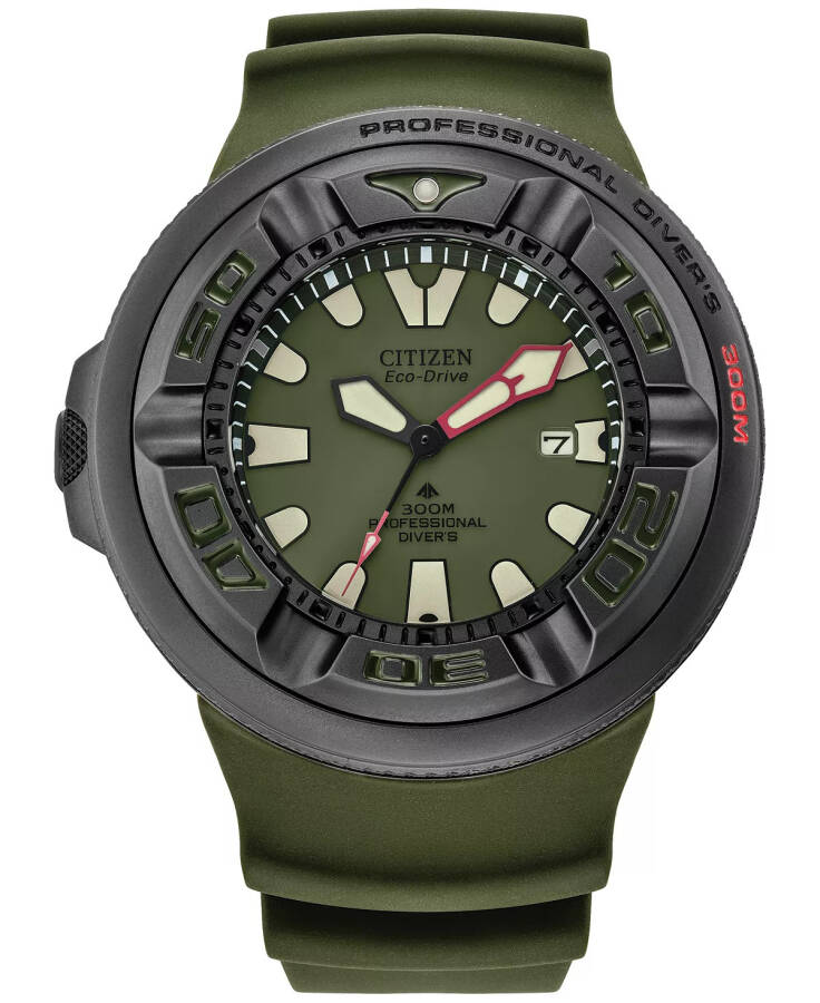 Eco-Drive Erkaklar Promaster Sho'ng'in Yashil Qayish Soati 48mm Yashil - 1