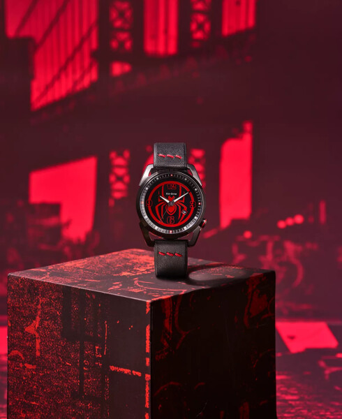 Eco-Drive Erkaklar uchun Marvel Miles Morales Qora Charmli Soat 42mm Rangsiz - 5