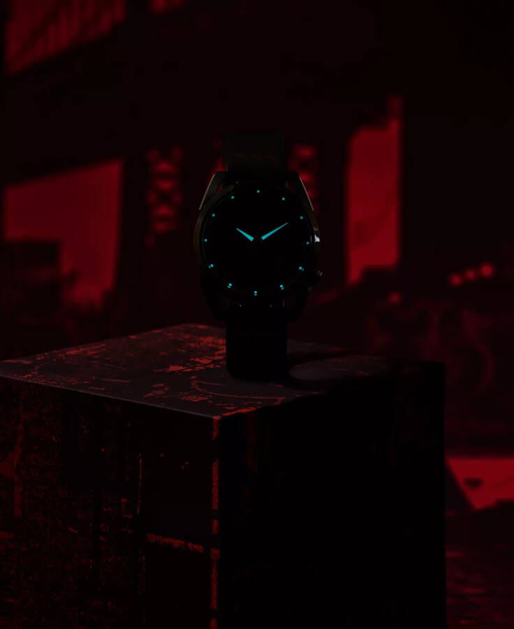 Eco-Drive Erkek Marvel Miles Morales Siyah Deri Kayış Saat 42mm Renksiz - 7