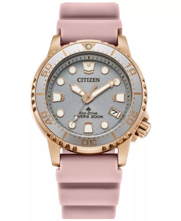 Eco-Drive Kadın Promaster Dalış Pembe Kayış Saat 37mm Pembe - 2