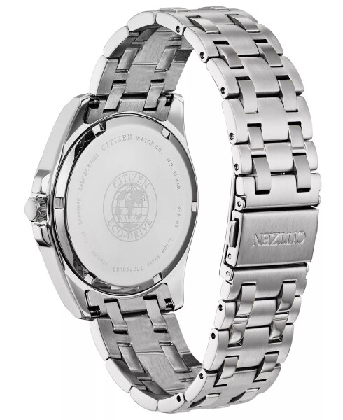 Eco-Drive Men's Corso Stainless Steel Bracelet Watch 41mm Silver - 4