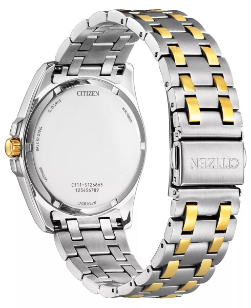 Eco-Drive Men's Corso Two-Tone Stainless Steel Bracelet Watch 41mm Two-tone - 3