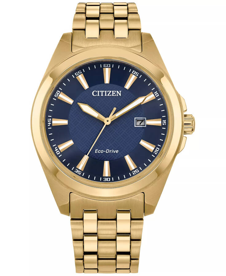 Eco-Drive Men's Peyten Gold-Tone Stainless Steel Bracelet Watch 41mm Gold-tone - 1