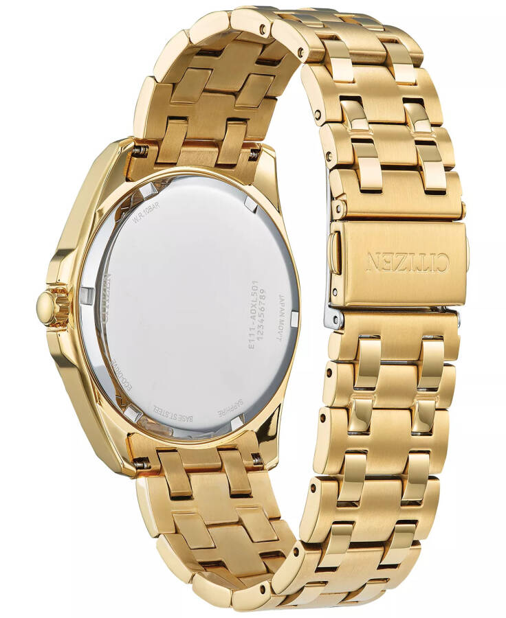 Eco-Drive Men's Peyten Gold-Tone Stainless Steel Bracelet Watch 41mm Gold-tone - 3