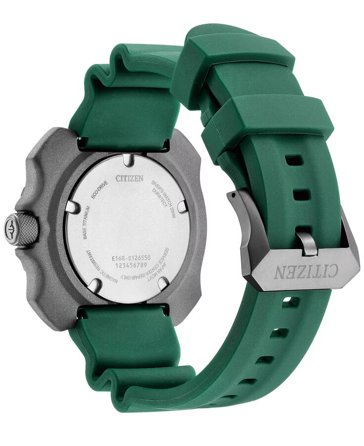 Eco-Drive Men's Promaster Dive Green Strap Watch, 47mm Green - 2