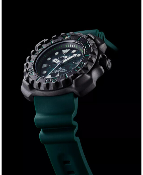 Eco-Drive Men's Promaster Dive Green Strap Watch, 47mm Green - 4