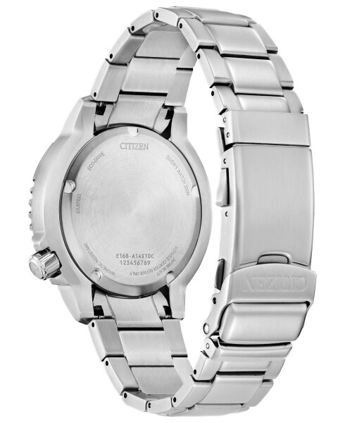 Eco-Drive Men's Promaster Dive Stainless Steel Bracelet Watch 44mm Silver-tone - 5